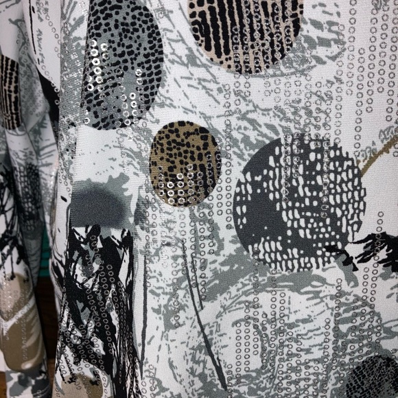 Allison Daley Stretchy Sequins top M - Picture 5 of 12